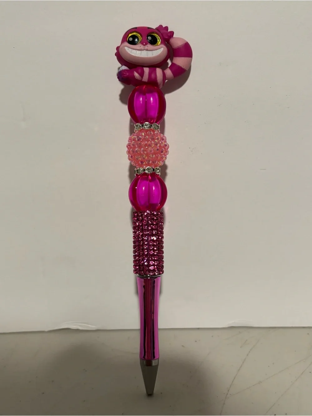 Handmade pen. New no tags Cheshire cat.